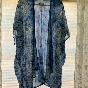 Versatile vest or swimsuit coverup